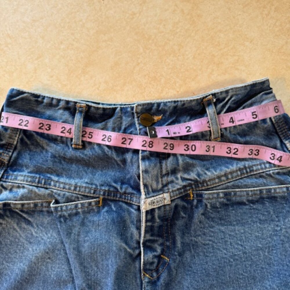 Vintage Marithe Francois Girbaud Denim Jean Skirt 7/8 - Picture 15 of 15